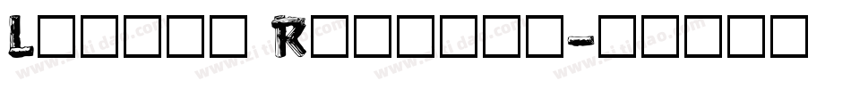 Logger Regular字体转换